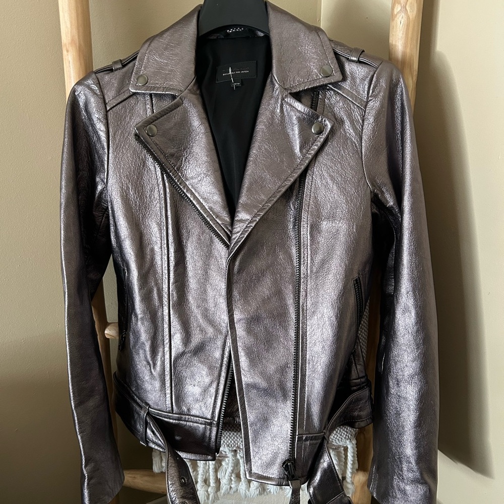 Mackage Black Leather Jacket